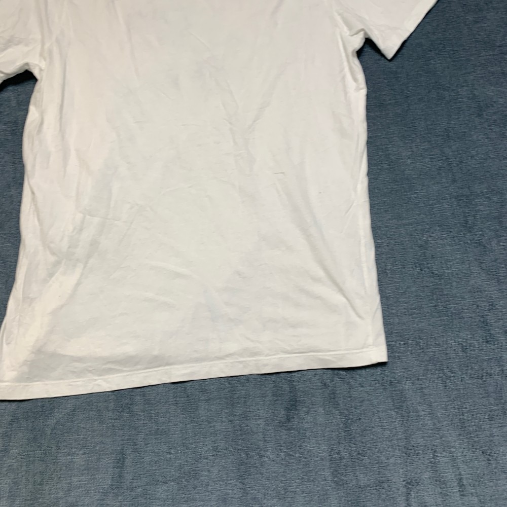 Guess T Shirt Mens Large White Graphic Spell Out Logo Crew Neck Short Sleeve - Picture 16 of 16